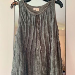 Anthropology Meadow Rue Forest Green Blouse